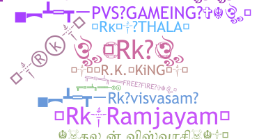 暱稱 - RkRamjayam