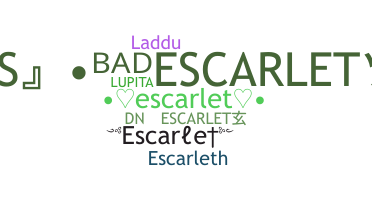 暱稱 - Escarlet