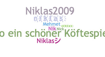 暱稱 - Niklas