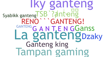 暱稱 - Ganteng