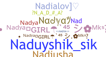 暱稱 - Nadya