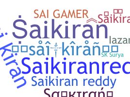 暱稱 - Saikiran
