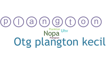 暱稱 - plangton