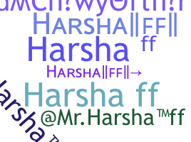 暱稱 - Harshaff