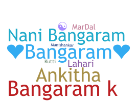 暱稱 - Bangaram