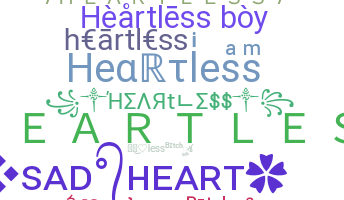 暱稱 - Heartless