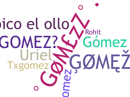 暱稱 - Gomezz