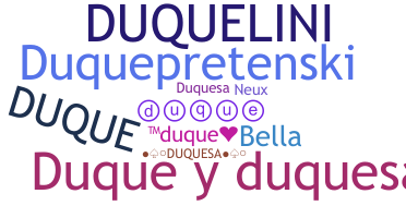 暱稱 - Duque