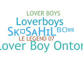 暱稱 - loverboys
