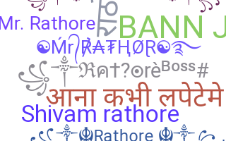 暱稱 - Rathore
