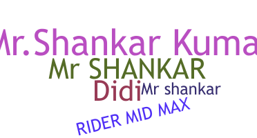 暱稱 - MrShankar