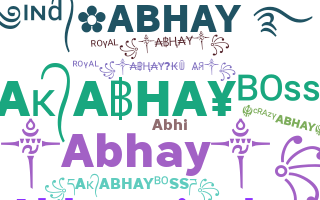 暱稱 - Abhay