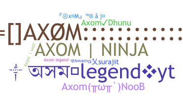 暱稱 - Axom