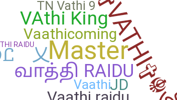 暱稱 - Vathi
