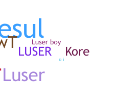 暱稱 - luser