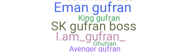 暱稱 - Gufran