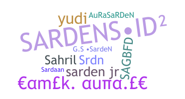 暱稱 - Sarden
