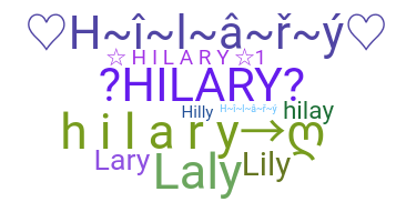暱稱 - Hilary