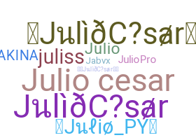 暱稱 - JulioCesar