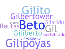 暱稱 - Gilberto