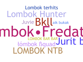暱稱 - Lombok