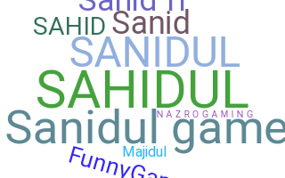 暱稱 - Sanidul