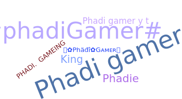 暱稱 - PhadiGamer