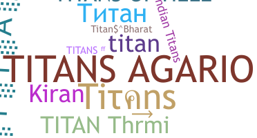 暱稱 - Titans