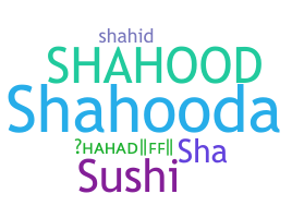 暱稱 - Shahad