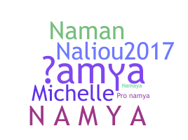 暱稱 - Namya
