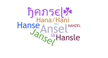 暱稱 - Hansel