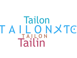 暱稱 - TaiLoN