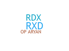 暱稱 - RDxAryan