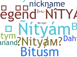 暱稱 - Nityam