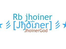 暱稱 - Jhoiner