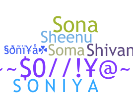 暱稱 - Soniya