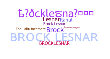 暱稱 - brocklesnar