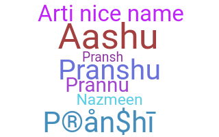 暱稱 - Pranshi