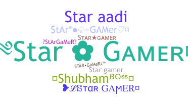 暱稱 - StarGamer