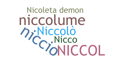 暱稱 - Niccol