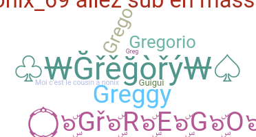 暱稱 - Gregory