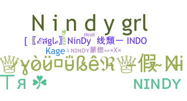 暱稱 - Nindy