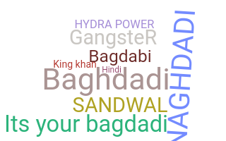 暱稱 - Bagdadi