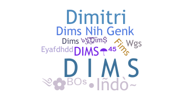 暱稱 - DimS