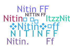 暱稱 - Nitinff