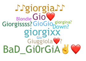 暱稱 - Giorgia