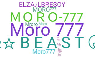 暱稱 - MORO777