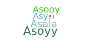 暱稱 - asoy