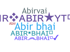 暱稱 - AbirBhai