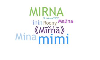 暱稱 - Mirna